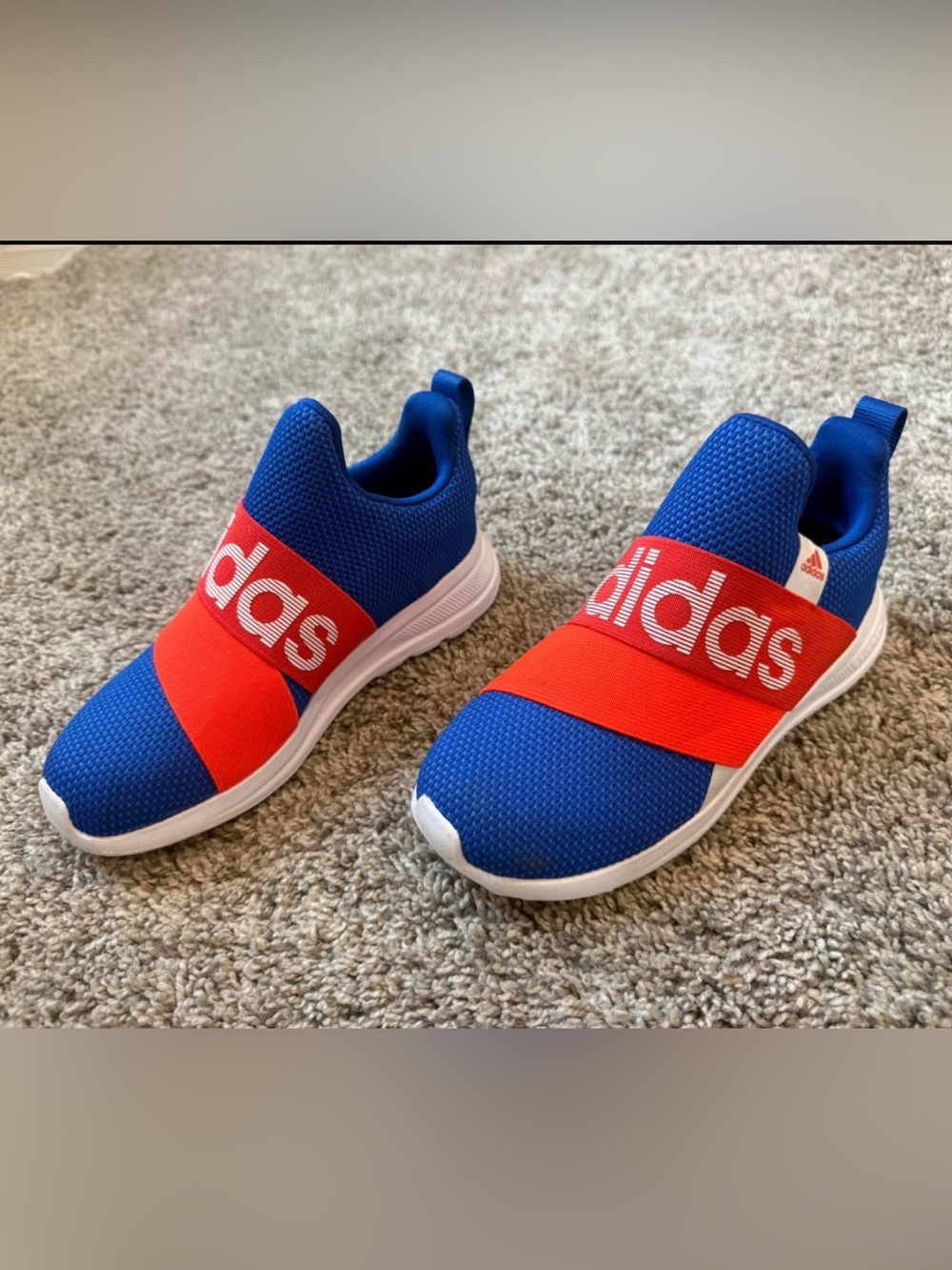 Adidas Lite Racer Adapt Kids Shoes - size 13K Almost New